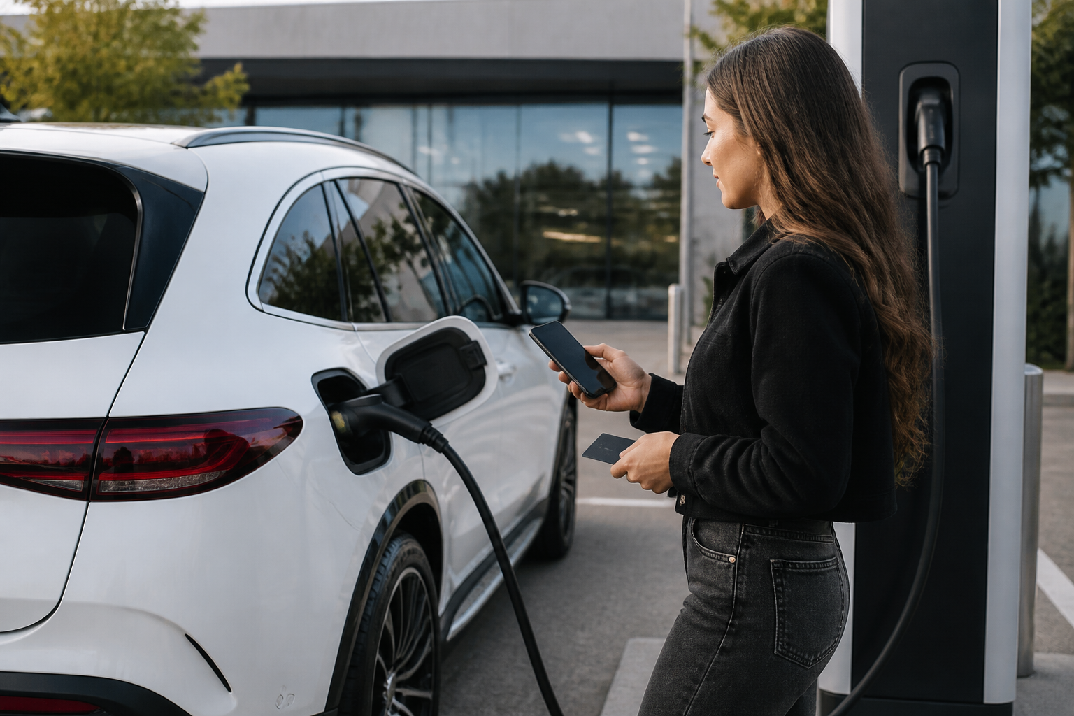 Mercedes me Charge: Public charging steps (Plug & Charge, RFID, App, MBUX)