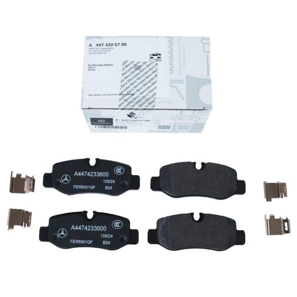 Mercedes-Benz Rear brake pads set A4474206700 A4474206700-Set Review