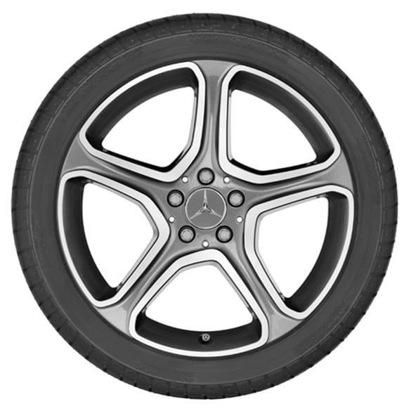 Mercedes-Benz 17 inch rims set CLA W117 | 5-spoke tremolite-gray A24640119027X44-CLA Review