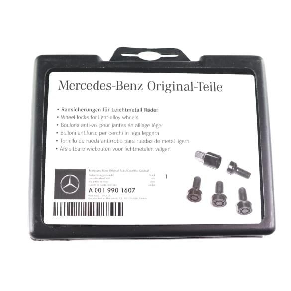 Mercedes-Benz Wheel lock kit black M14 x 1,5 x 27 A0019901607 Review