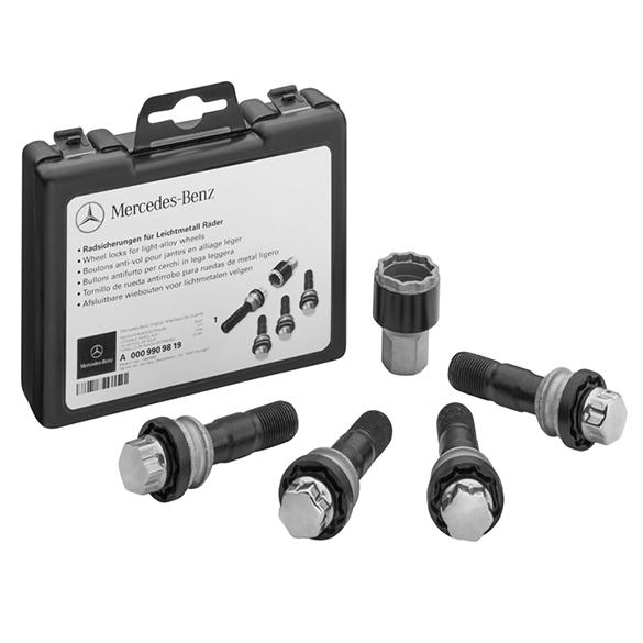 Mercedes-Benz Rim locks silver M15 x 1,25 x 44 A0009909819 Review