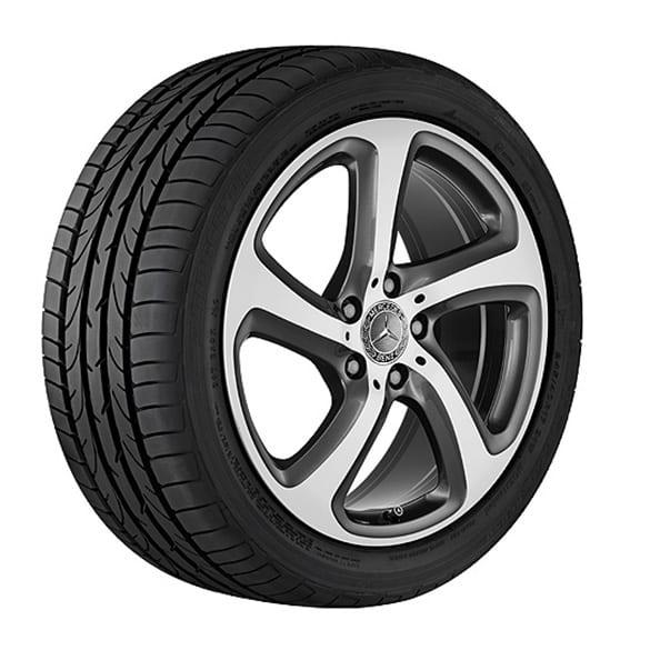 Mercedes-Benz 18 inch light alloy wheel set grey E-Class Coupé C238 5-spoke-wheel A2134013200/3300-7X44-238 Review