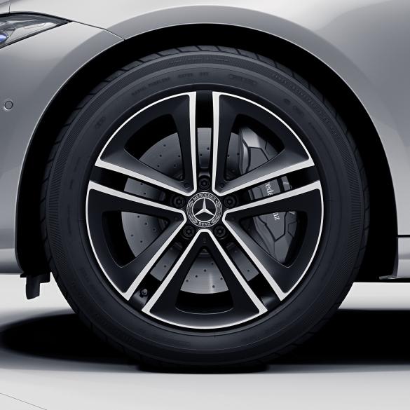 Mercedes-Benz 18 inch rim set CLS C257 5-double-spoke-wheel black A2574010100/0200-7X36 Review