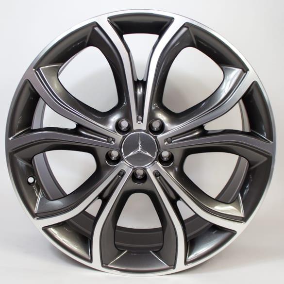 Mercedes-Benz 20 inch light alloy wheel set E-Class Coupé C238 5-twin spoke A2384010100/0200-7X44-238 Review
