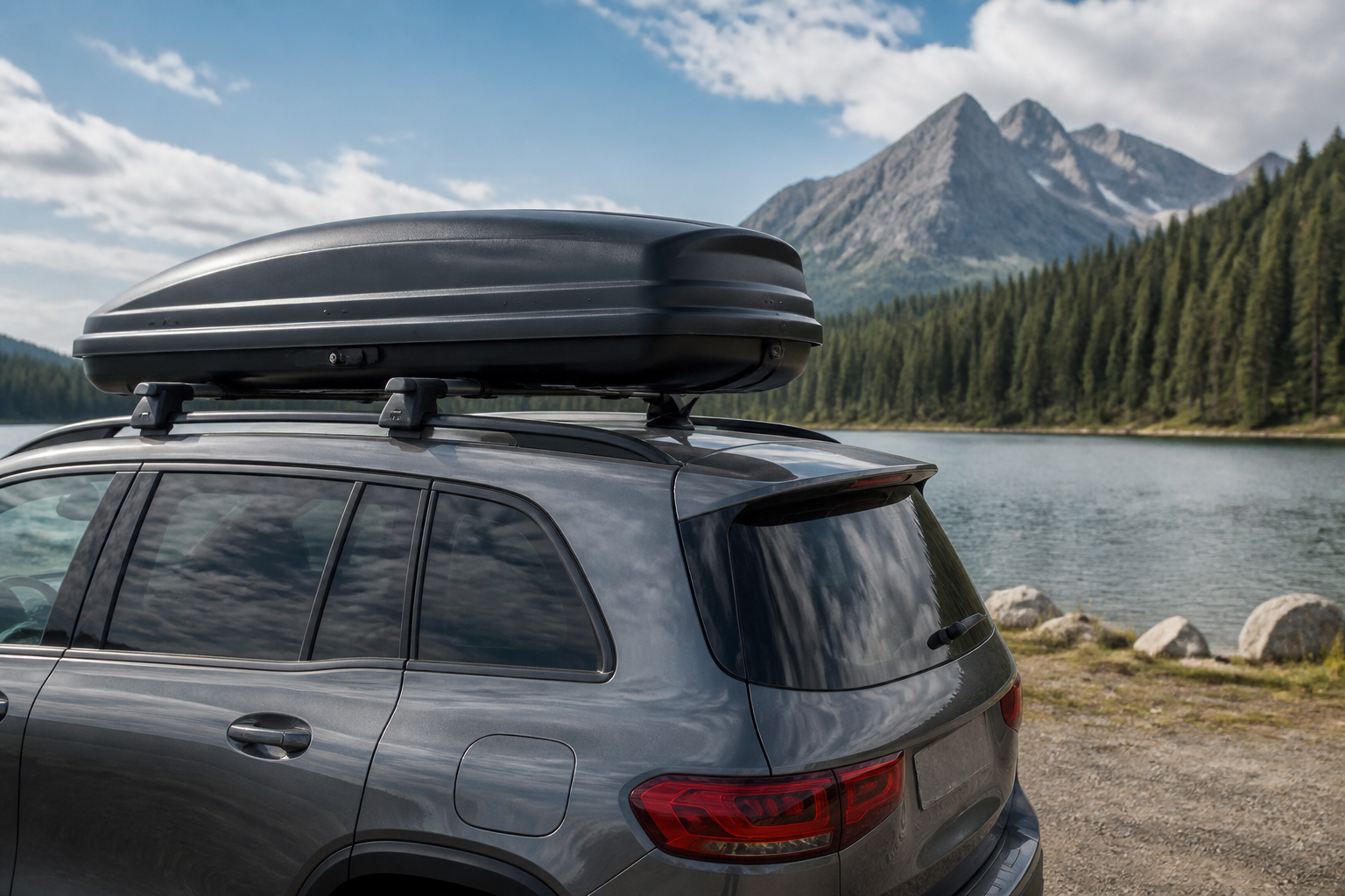 Choosing a roof box fit, clearance, and load limits for Mercedes models
