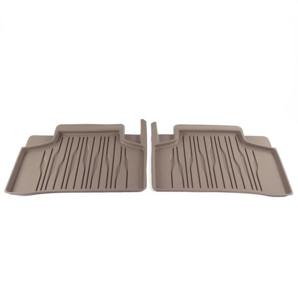 Mercedes-Benz Rubber floor mats balao brown 2-piece rear EQS V297 without code 223 A2976805406 8W57 Review