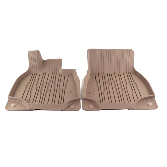 Mercedes-Benz Rubber floor mats dynamic lines EQE SUV X294 balao brown 2-piece front A2966807906 8W57-X294 Review