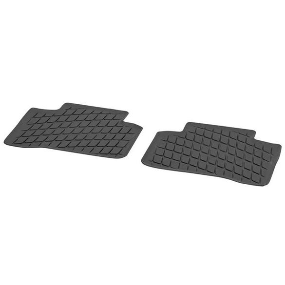 Mercedes-Benz rubber floor mats EQC N293 dynamic squares 2-piece set rear A2536804105 9G33 Review