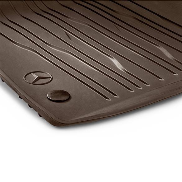 Mercedes-Benz Rubber floor mats front EQS SUV X296 balao brown 2-piece A2966807906 8W57 Review