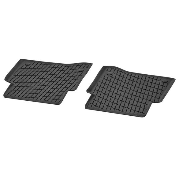 Mercedes-Benz Rubber floor mats rear black S-Class long V223 A2236801505 9051 Review