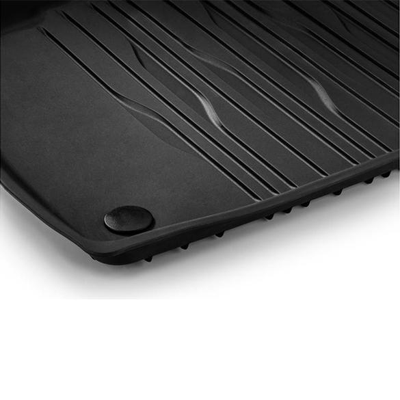Mercedes-Benz Rubber floor mats rear EQS SUV X296 black 2-piece A2966808206 9051 Review