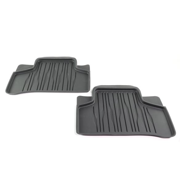 Mercedes-Benz Rubber floor mats set 2-piece rear black EQE V295 A2956802303 9051 Review