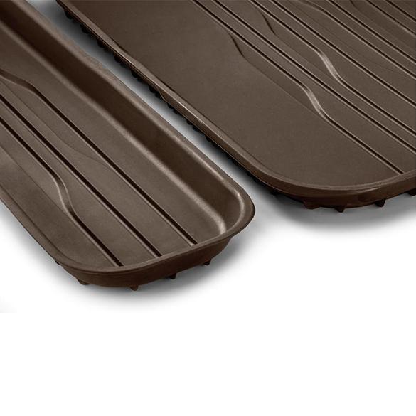 Mercedes-Benz Rubber Mats Floor Mats EQS SUV X296 balao brown 3rd row A2966808506 8W57 Review