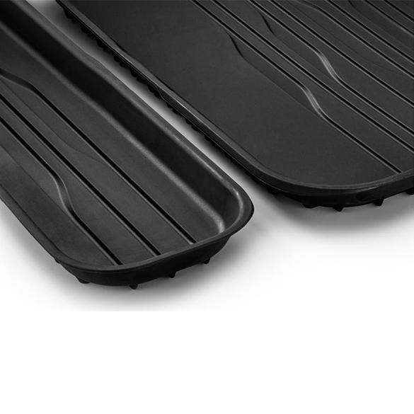 Mercedes-Benz Rubber Mats Floor Mats EQS SUV X296 black 3rd row A2966808506 9051 Review
