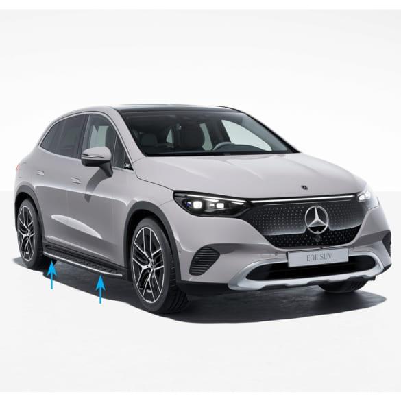 Mercedes-Benz Running boards EQE SUV X294 aluminium look rubber studs X294-Trittbretter Review