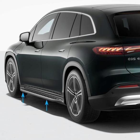 Mercedes-Benz Side steps EQS SUV X296 Aluminium-look X296-Trittbretter Review