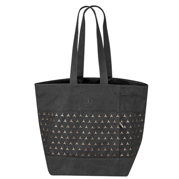 Mercedes-Benz Shopping Bag Cotton black star pattern B66959705 Review