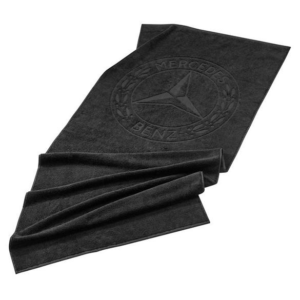 Mercedes-Benz Shower and Beach Towel black Cotton Collection B66041695 Review