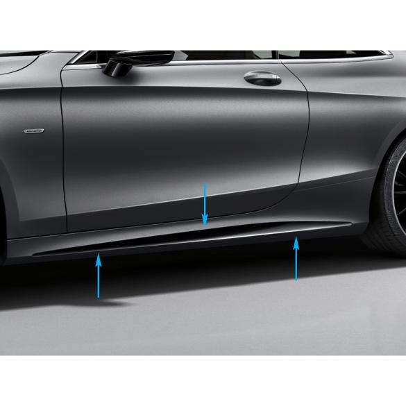 Mercedes-Benz Side skirts trim attachment S-Class 217 black Seitenschweller-schwarz-217 Review