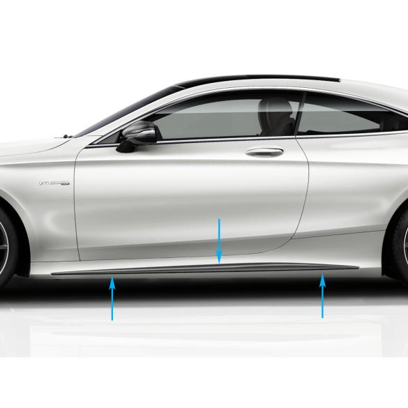 Mercedes-Benz Side skirts trim attachment S-Class 217 carbon Seitenschweller-Carbon-217 Review