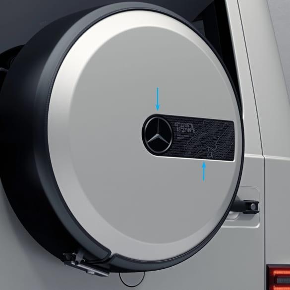 Mercedes-Benz Spare wheel cover mounting plate Schöckl G-Class W465 black A4638908700-W465 Review