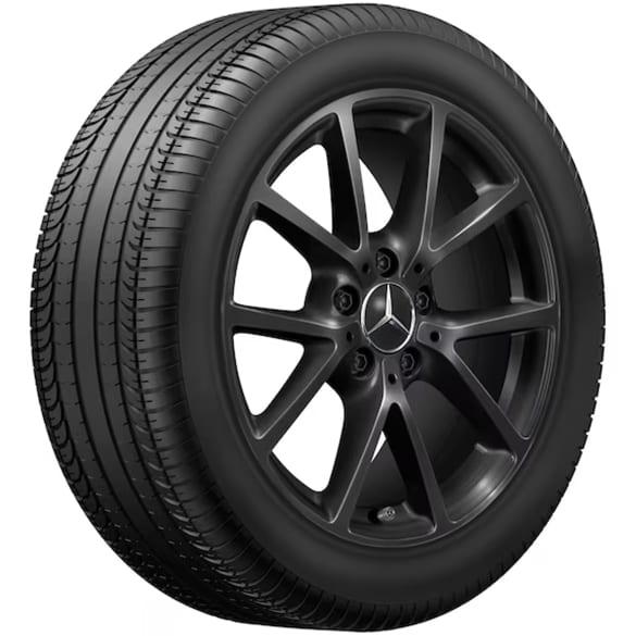 Mercedes-Benz Summer wheels 17 inch CLA EQ X174 10-spokes black Michelin Q44024151018A/19A-X174 Review