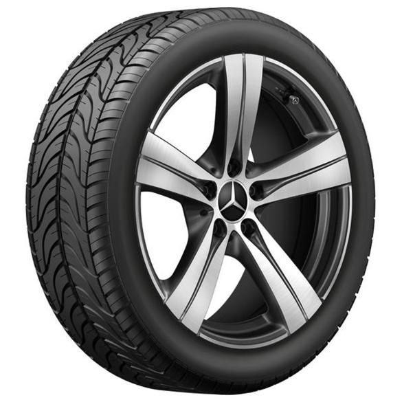 Mercedes-Benz Summer wheels 18 inch C-Class Sedan W206 black complete wheel set Q440241112020/030-W206 Review