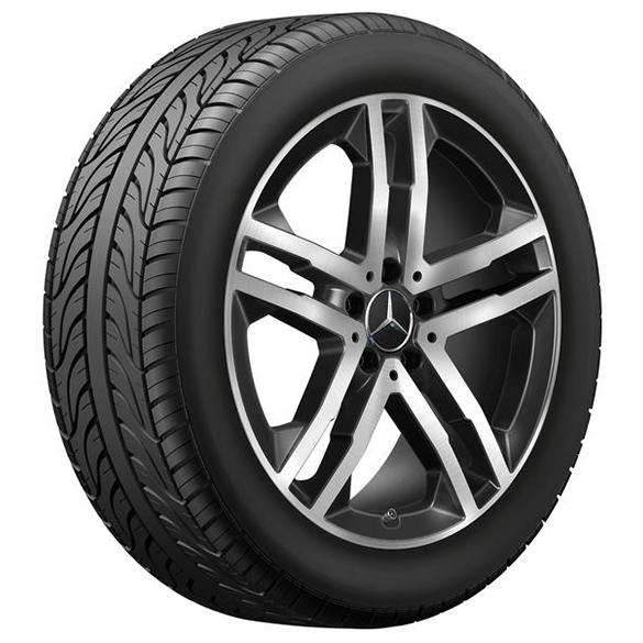 Mercedes-Benz Summer wheels 19 inch GLA GLB 247 black complete wheel set Q440671110030-Continental Review