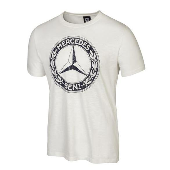 Mercedes-Benz T-shirt men in off-white size L Collection B66041548 Review