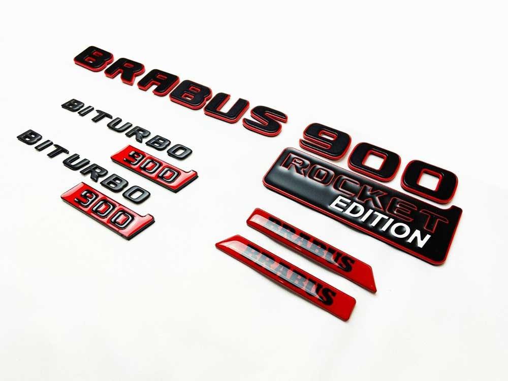 Metal emblem badge set in Brabus Review TC-13477