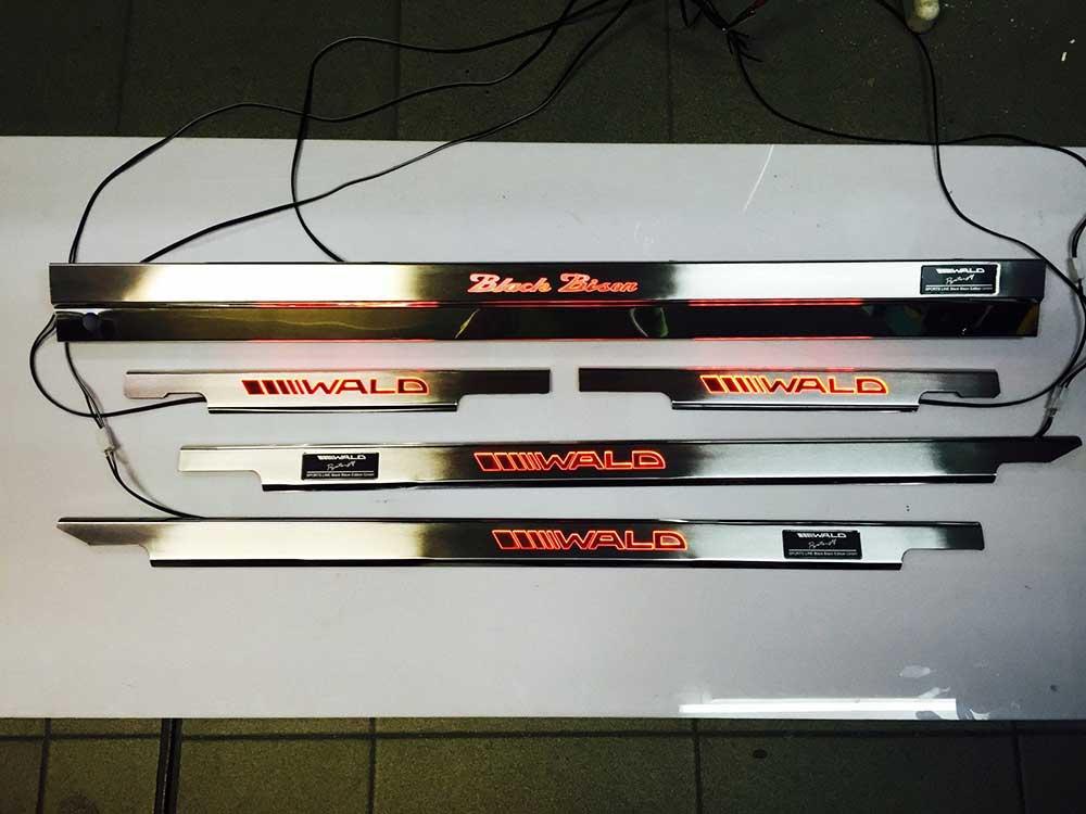 Wald LED Illuminated Door Sills Review TC-13628