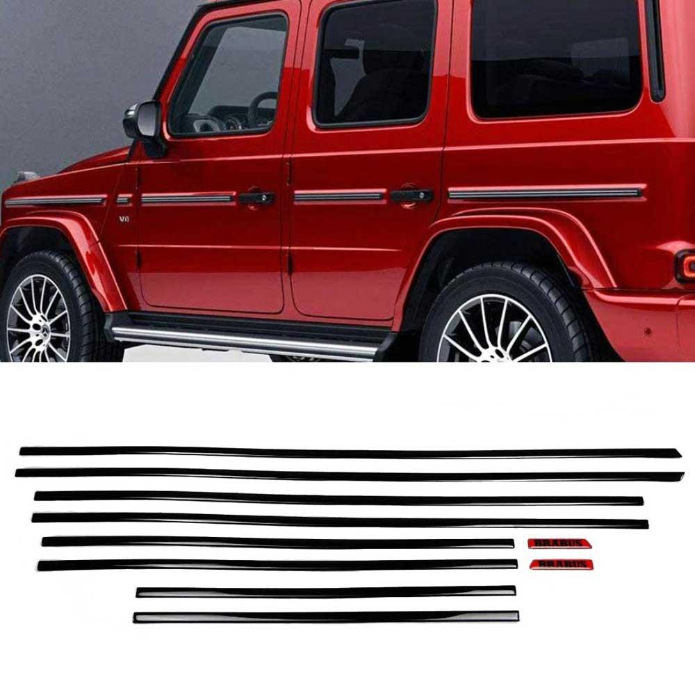 Side Body Piano Black AMG Style Review TC-13692