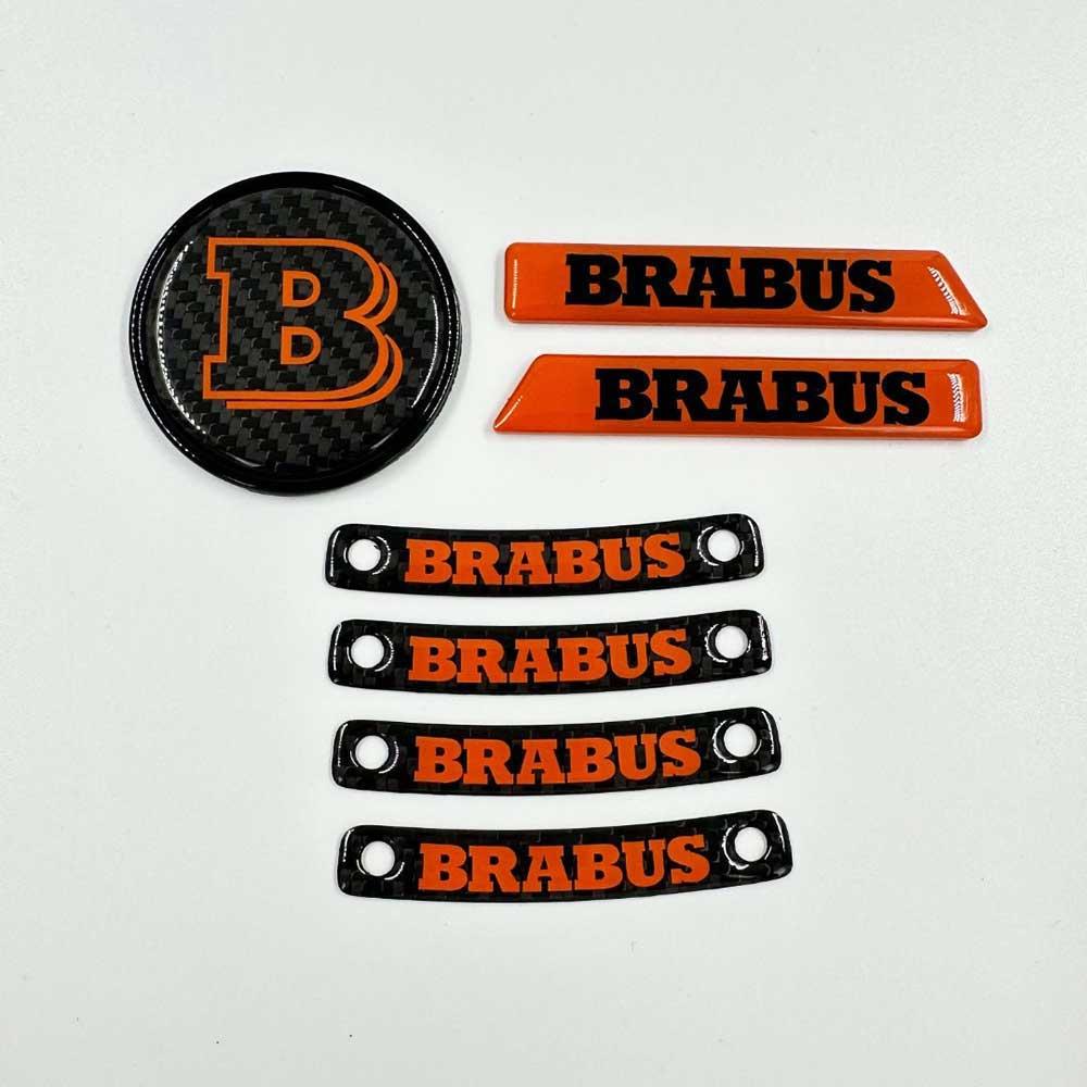 Brabus Orange Badge Logo Emblem Review TC-13706