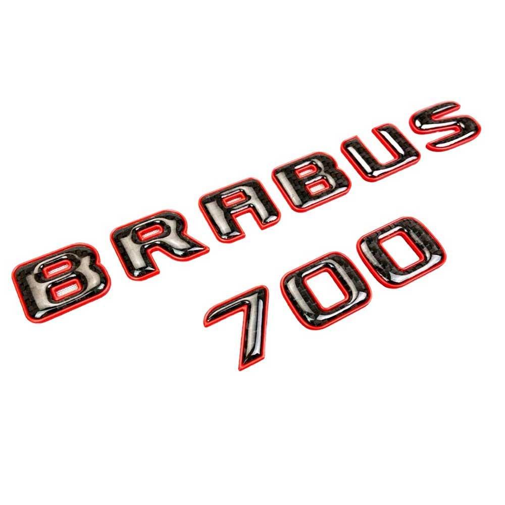 Brabus 700 Emblem Logo - Red Review TC-13852