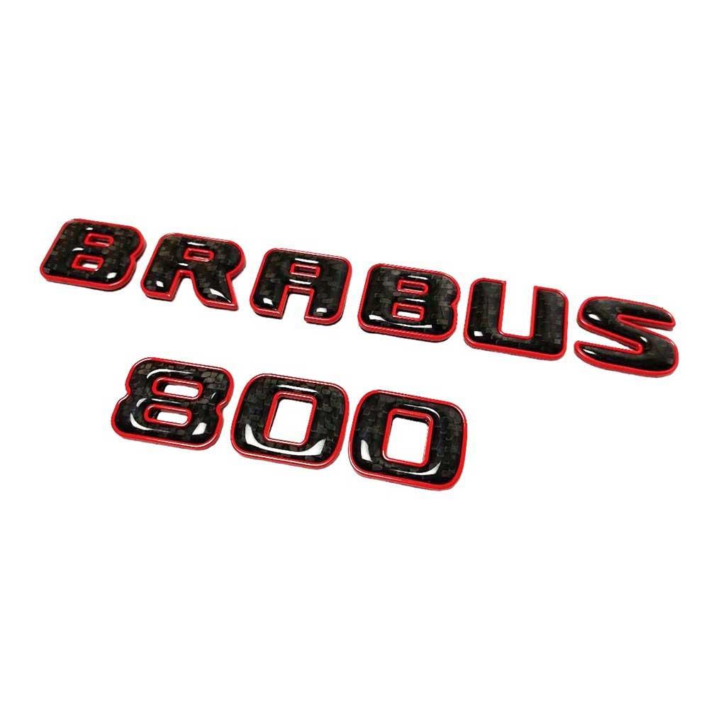 Brabus 800 Emblem Logo - Red Review TC-13853