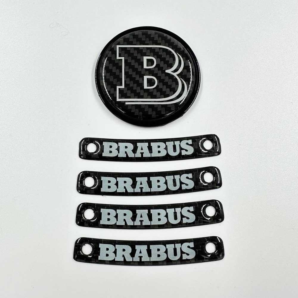 Brabus Gray Badge Logo Emblem Review TC-13874