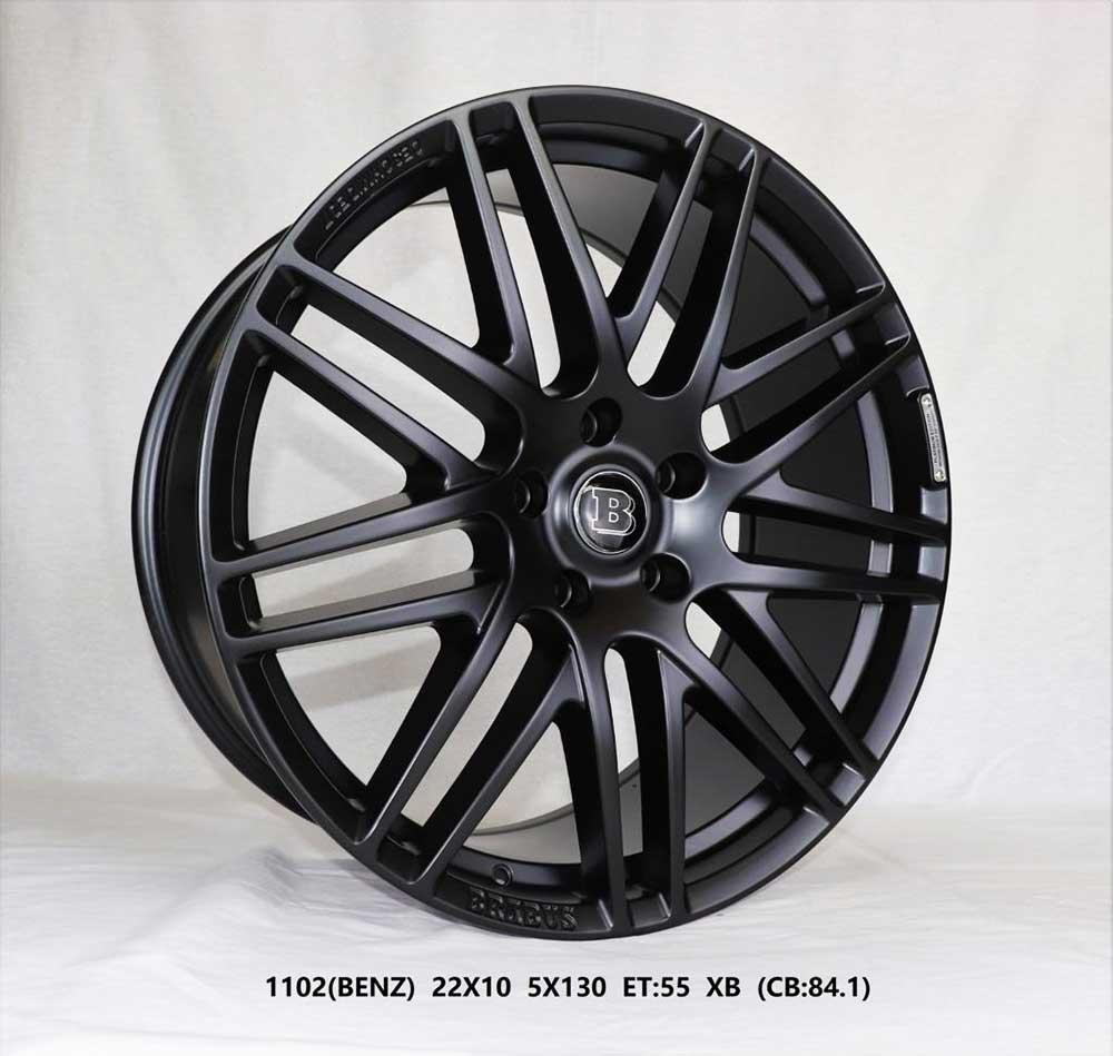 Brabus Rims R22-R24 Black Matt Review TC-14001