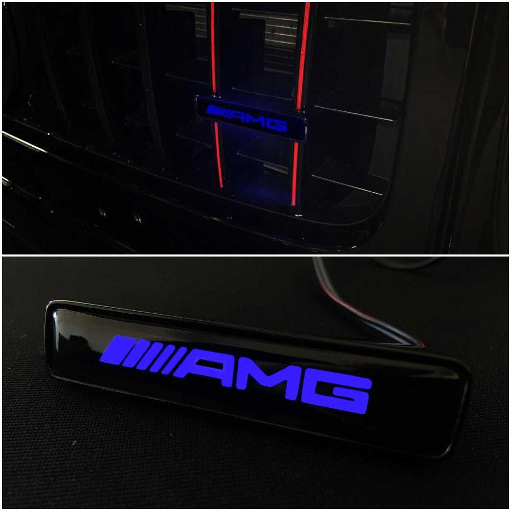 AMG Style Front Grille with Blue Review TC-14040