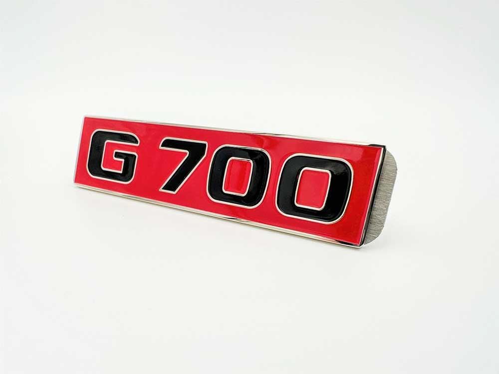 Metal Emblem G700 Red for Front Review TC-14084