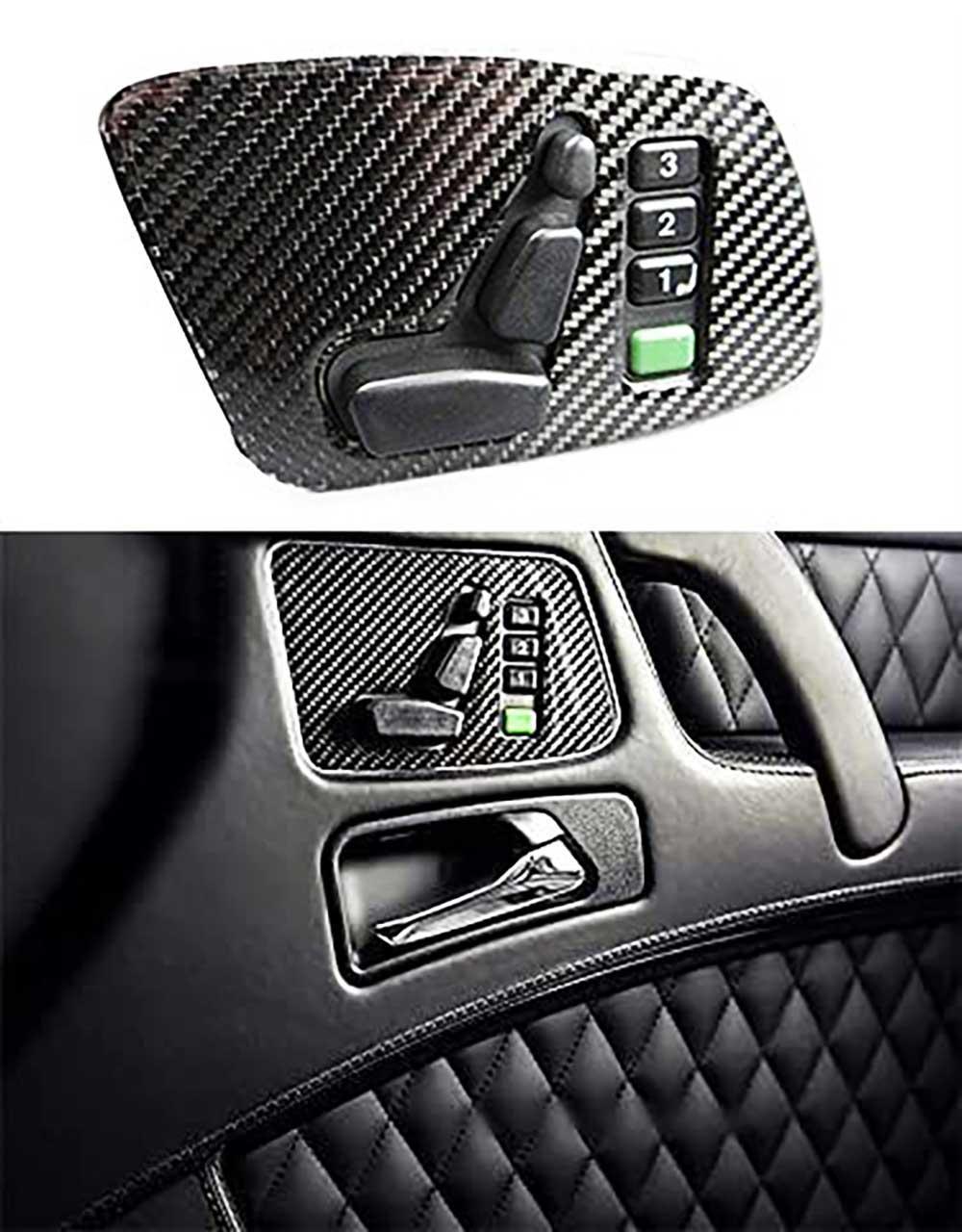 Set of carbon overlays for door Review TC-14088