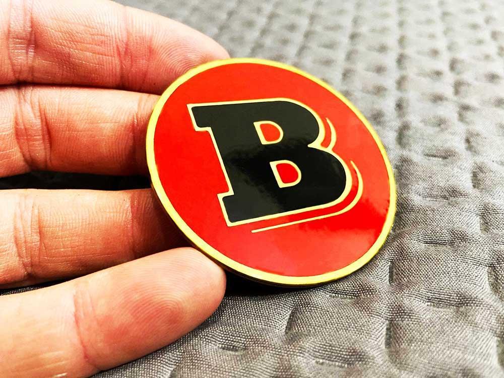 Metal Branded Brabus Badge 55mm Review TC-14114
