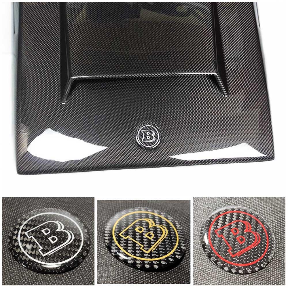 Carbon Fiber Brabus Badge Emblem Review TC-14127