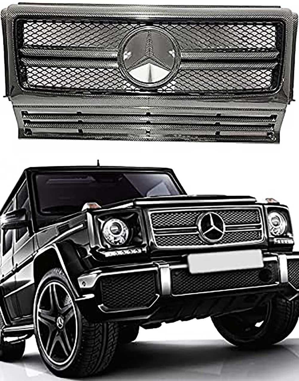 Carbon Fiber Badge Front Grille Review TC-14131