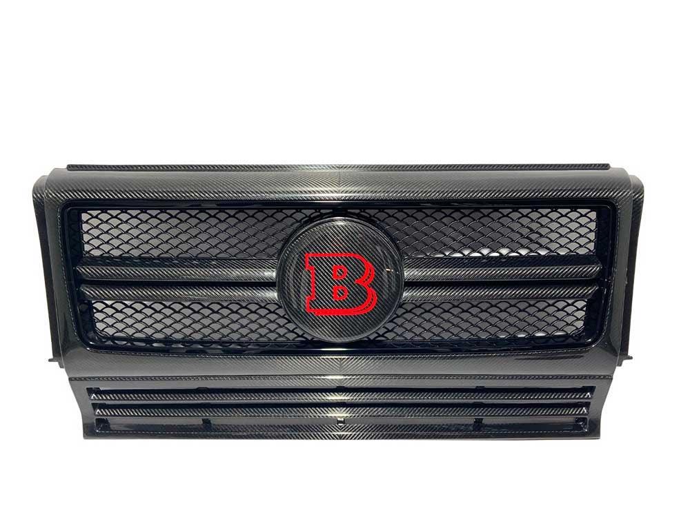 Carbon Fiber Front Brabus Grille Review TC-14133