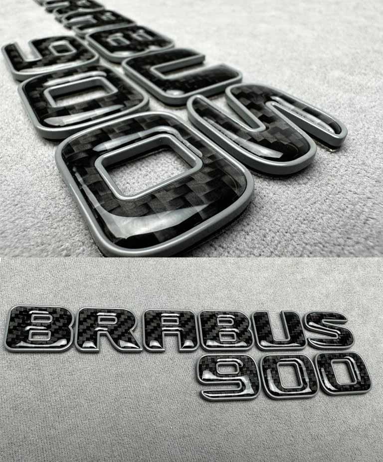Brabus 900 Rear Emblem in Nardo Review TC-18087