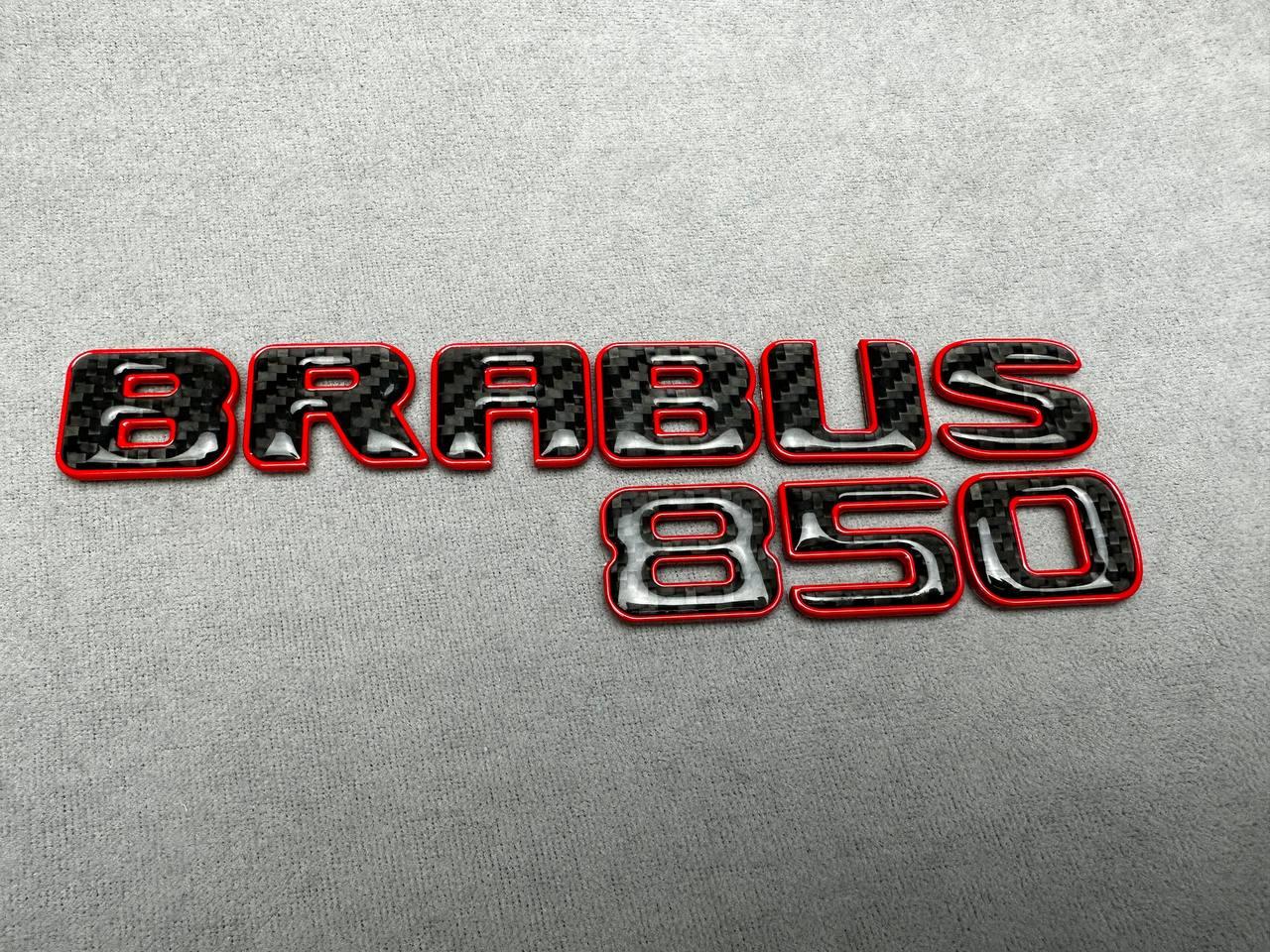 Brabus 850 Emblem Logo - Red Review TC-18144