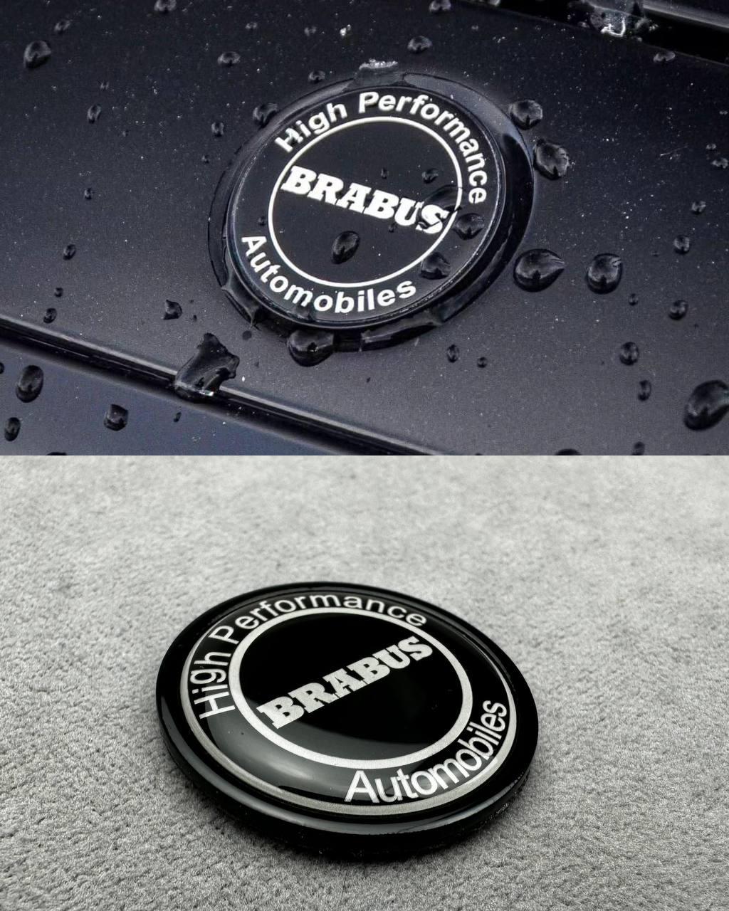 Black Brabus Grill Emblem Review TC-18209