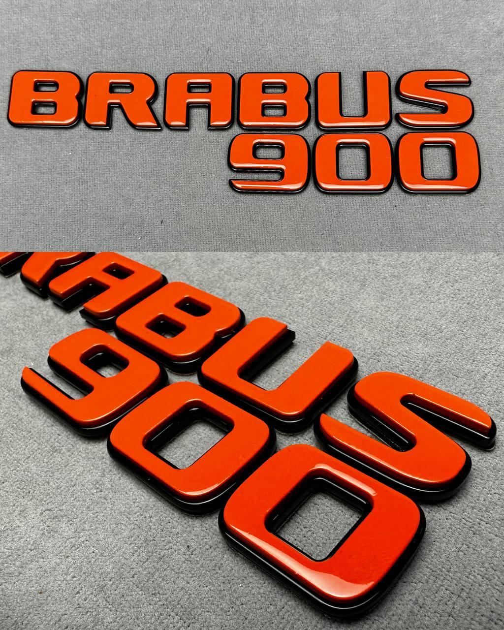 Tail Brabus 900 Badge in Orange Review TC-18301