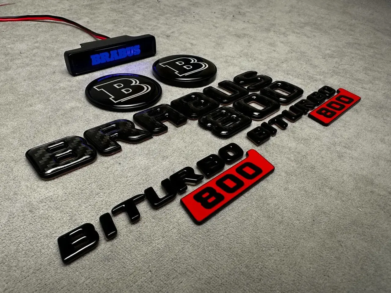 Brabus 800 Emblem Badge Set Review TC-18824
