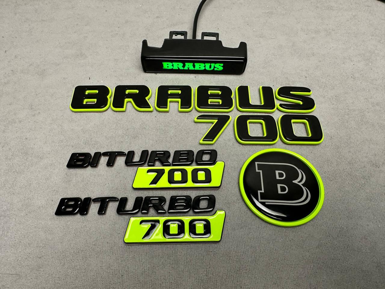 Brabus Biturbo 700 Emblem Badge Review TC-18871